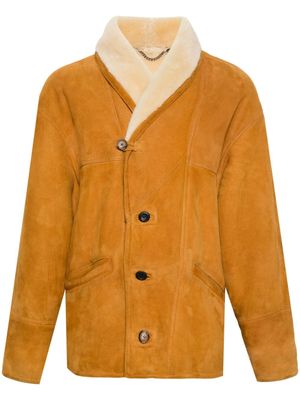 A.N.G.E.L.O. Vintage Cult manteau à simple boutonnage (années 1980) - Orange
