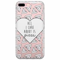 iPhone 7/8 Plus hoesje - Pizza is love - thumbnail