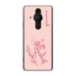 Giving Flowers: Sony Xperia Pro-I Transparant Hoesje
