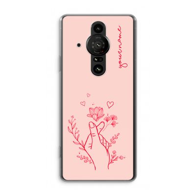 Giving Flowers: Sony Xperia Pro-I Transparant Hoesje