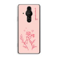 Giving Flowers: Sony Xperia Pro-I Transparant Hoesje