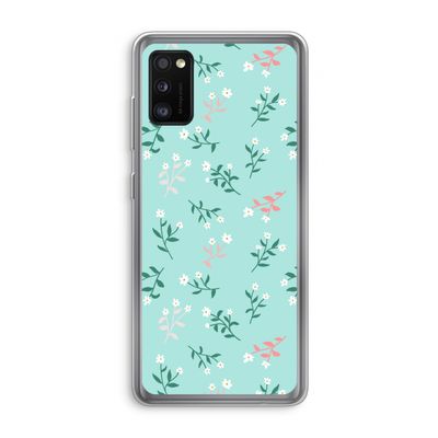 Small white flowers: Samsung Galaxy A41 Transparant Hoesje