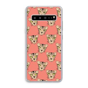 Tijger: Samsung Galaxy S10 5G Transparant Hoesje