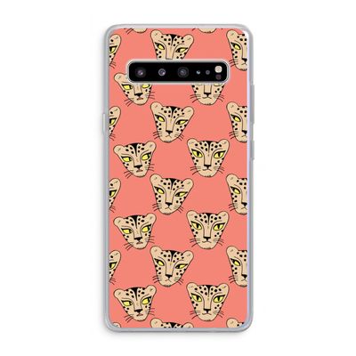 Tijger: Samsung Galaxy S10 5G Transparant Hoesje