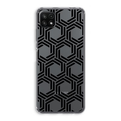 Geometrisch patroon: Samsung Galaxy A22 5G Transparant Hoesje