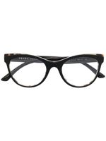 Prada Eyewear lunettes de vue à monture papillon - Noir