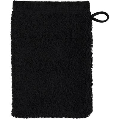 Cawö Cawö Lifestyle Uni Washandje Zwart
