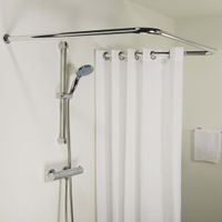 Sealskin douchegordijnstang combi chroomkleurig