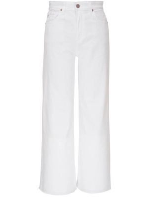 AG Jeans jean taille haute à design multi-poches - Blanc