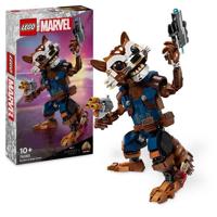 LEGO 76282 Marvel Rocket en Baby Groot, kinderspeelgoed, Guardians of the Galaxy Movie, superheld minifiguur