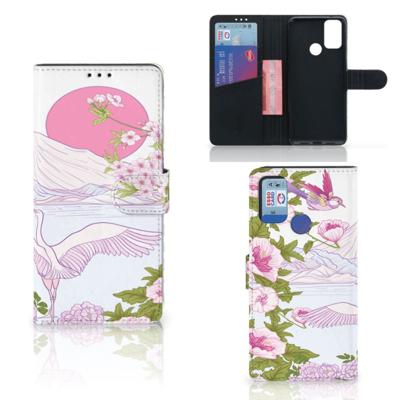 Alcatel 1S (2021) | Telefoonhoesje | Met pasjeshouder | Bird Standing