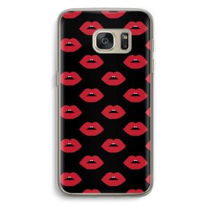 Lips: Samsung Galaxy S7 Transparant Hoesje