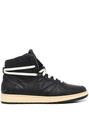 RHUDE baskets montantes Rhecess-Sky - Noir