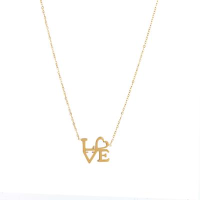 Go Dutch Label Love Ketting Goud