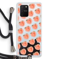 Just peachy: Samsung Galaxy S10 Lite Transparant Hoesje met koord