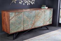 Massief houten dressoir MOUNTAIN SOUL 175 cm dressoir van echt natuursteen acacia - 43481 - thumbnail
