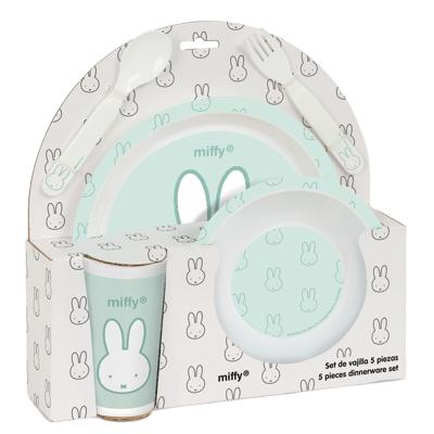 Kinderen servies set Miffy Menta (5 Onderdelen)