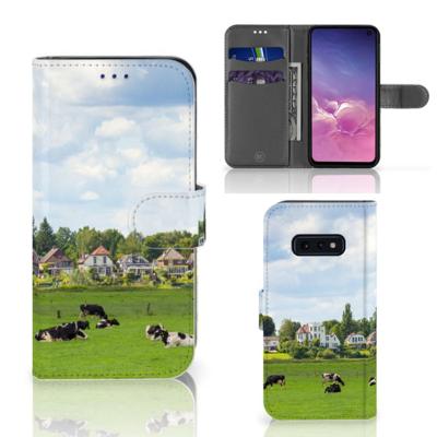 Samsung Galaxy S10e | Telefoonhoesje | Met pasjeshouder | Koeien