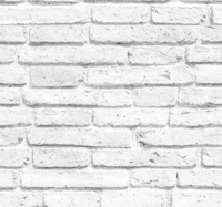 Behang witte baksteen patroon