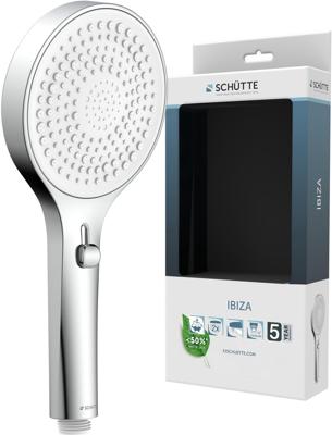 Schutte IBIZA Handdouche | Chroom/wit - 60260