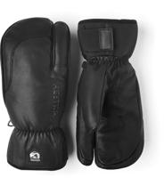 Hestra Topo 3 Vinger Handschoen Black/Black 10