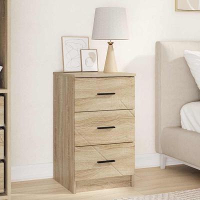 Nachtkastje met lade Sonoma eiken 38 x 38 x 66 cm Bewerkt hout
