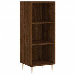 The Living Store Dressoir klassiek Bruineiken - 34.5x32.5x90 cm - Duurzaam bewerkt hout