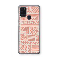 Marrakech Pink: Samsung Galaxy A21s Transparant Hoesje Marrakech Pink: Samsung Galaxy A21s Transparant Hoesje
