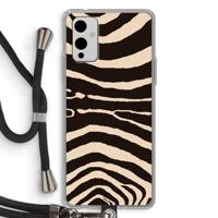 Arizona Zebra: OnePlus 9 Transparant Hoesje met koord - thumbnail
