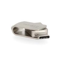 Nedis Flash Drive | 128 GB | USB-A / USB-C™ | Leessnelheid: 110 MB/s | Schrijfsnelheid: 30 MB/s - FDRIUC3128SI Nedis Flash Drive | 128 GB | USB-A / USB-C™ | Leessnelheid: 110 MB/s | Schrijfsnelheid: 30 MB/s - FDRIUC3128SI