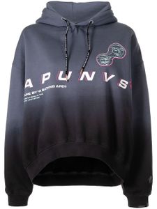 AAPE BY *A BATHING APE® hoodie à imprimé dégradé - Bleu