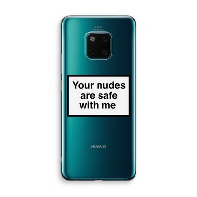 Safe with me: Huawei Mate 20 Pro Transparant Hoesje