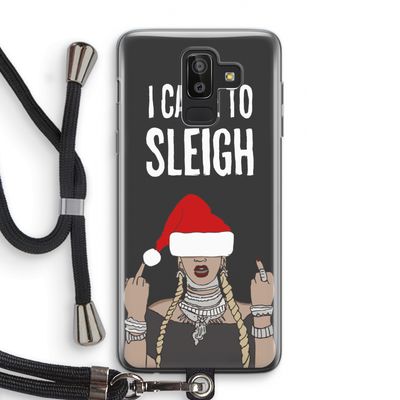 Came To Sleigh: Samsung Galaxy J8 (2018) Transparant Hoesje met koord