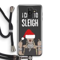 Came To Sleigh: Samsung Galaxy J8 (2018) Transparant Hoesje met koord