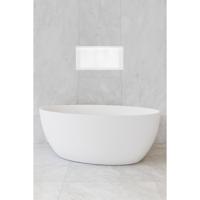 Hotbath &More Inbouwnis - 30 x 60 x 10 cm - Frameless - met LED-verlichting - Mat Wit