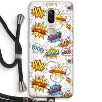 Pow Smack: OnePlus 6 Transparant Hoesje met koord