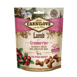 CARNILOVE CRUNCHY SNACK LAM / CRANBERRIES 200 GR