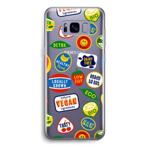 Fruitsticker: Samsung Galaxy S8 Transparant Hoesje