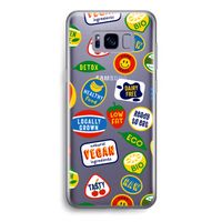 Fruitsticker: Samsung Galaxy S8 Transparant Hoesje