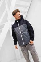 Under Armour Stormproof Cloudstrike Windbreaker Heren Zwart/Grijs - Maat L - Kleur: WitZwartGrijs | Soccerfanshop