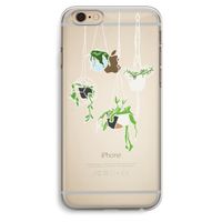 Hang In There: iPhone 6 Plus / 6S Plus Transparant Hoesje