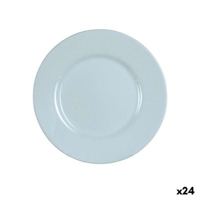Dessertbord Luminarc Plumi Paradise Blauw Glas Ø 19 cm (24 Stuks)