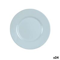 Dessertbord Luminarc Plumi Paradise Blauw Glas Ø 19 cm (24 Stuks)