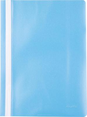 Pergamy snelhechtmap, ft A4, PP, pak van 5 stuks, blauw