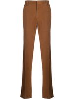 Zegna pantalon chino stretch à coupe droite - Marron