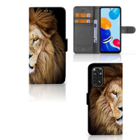 Xiaomi Redmi Note 11/11S Telefoonhoesje met Pasjes Leeuw