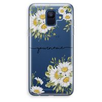 Daisies: Samsung Galaxy A6 (2018) Transparant Hoesje