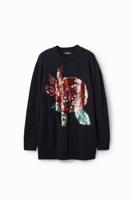 Oversized trui pailletten M. Christian Lacroix - BLACK - S