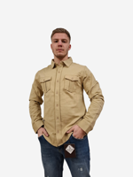 Indigo Denim - Heren Overhemd - Camel - Regular Fit - Italianstyle