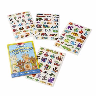 Melissa & Doug Plak tattoos - voor kinderen - 4x vellen - jongens - verjaardag cadeau
